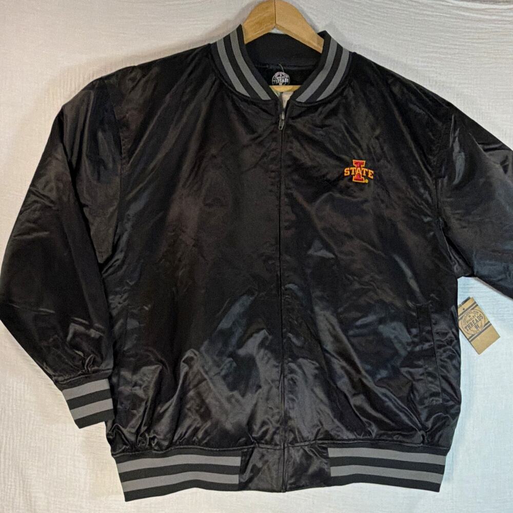 Rivalry Threads 91 Iowa State Cyclones Black Zip-Up Jacket Men’s Size L